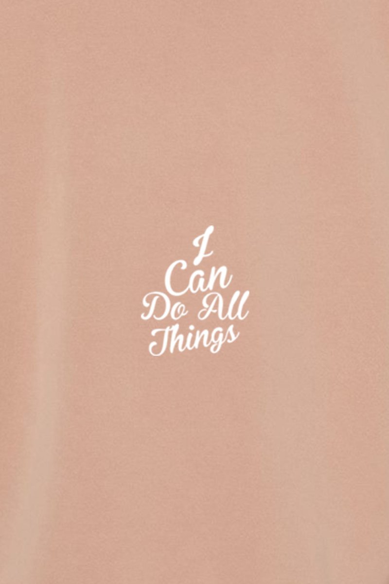 I Can do All Things Unisex Pigment - Dyed Hoodie Sweatshirt - Shepherds Shelf