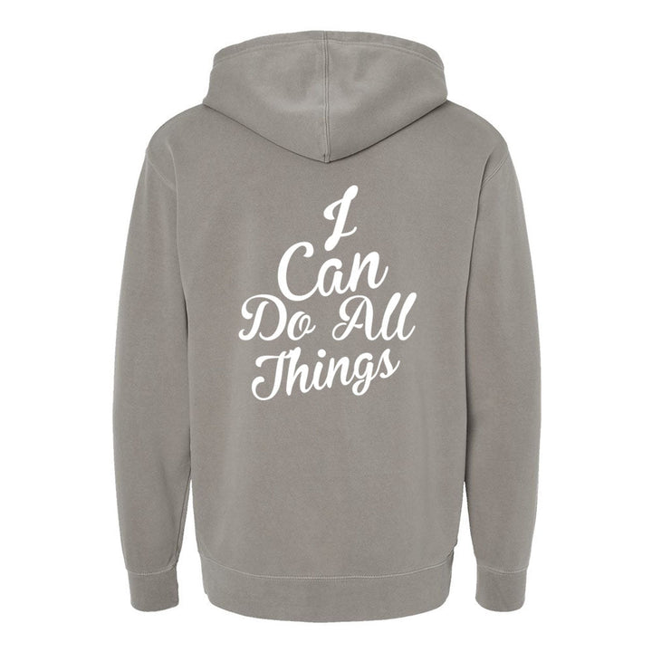 I Can do All Things Unisex Pigment - Dyed Hoodie Sweatshirt - Shepherds Shelf