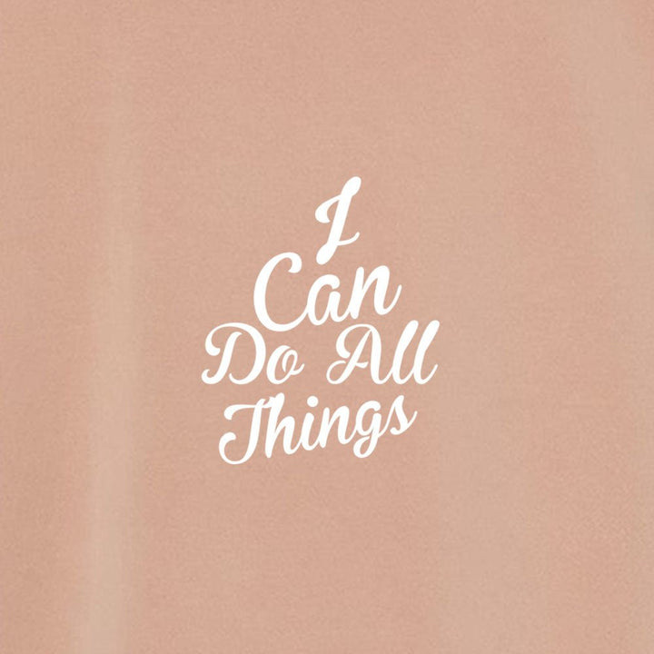 I Can do All Things Unisex Pigment - Dyed Hoodie Sweatshirt - Shepherds Shelf