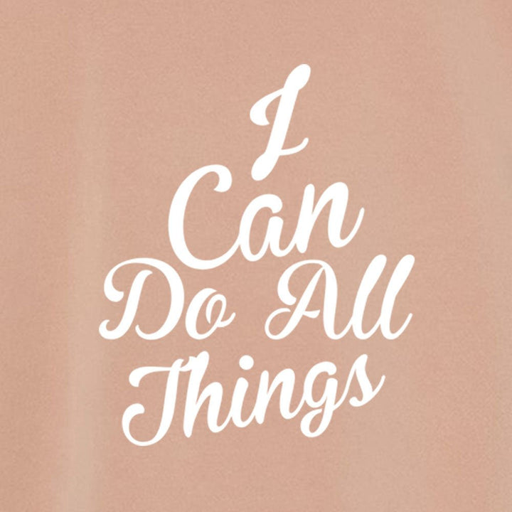 I Can do All Things Unisex Pigment - Dyed Hoodie Sweatshirt - Shepherds Shelf