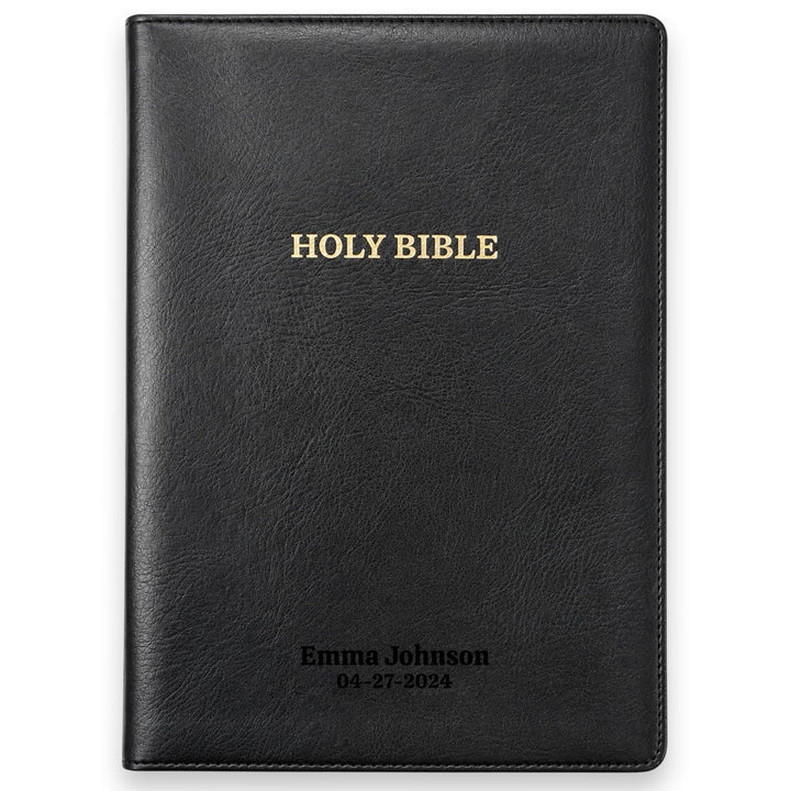 Custom KJV Center Column Reference Holy Bible Red Letter Bible | Giant Print | Faux Leather