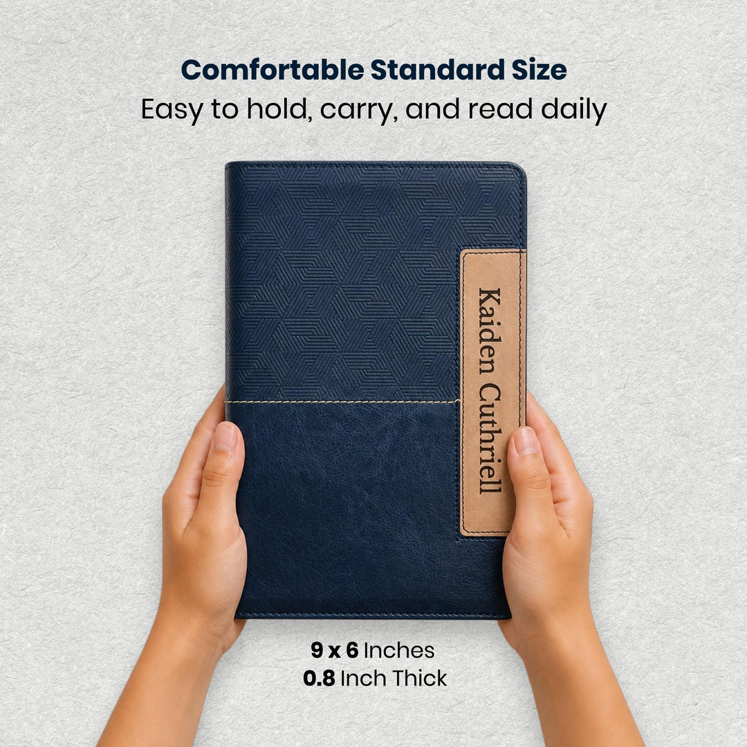 NIV Blue Standard Size Thinline Holy Bible Medium Print