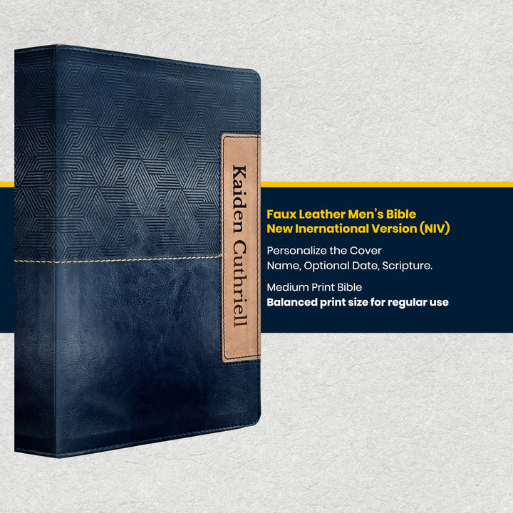 NIV Blue Standard Size Thinline Holy Bible Medium Print