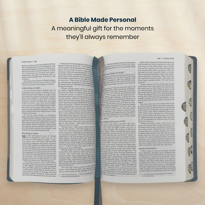 NIV Blue Standard Size Thinline Holy Bible Medium Print