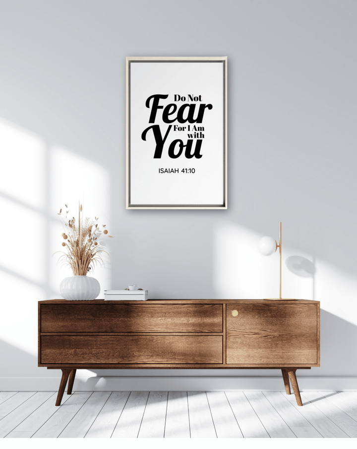 ISAIAH 41:10 - 1 Framed Canvas - Shepherds Shelf