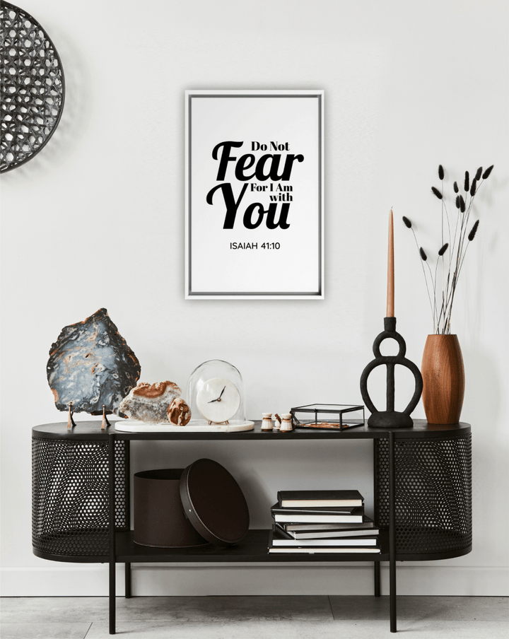 ISAIAH 41:10 - 1 Framed Canvas - Shepherds Shelf