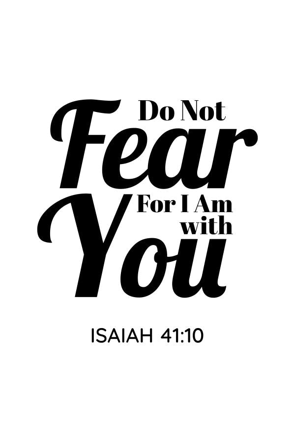 Isaiah 41:10 - 1 Scripture Poster - Shepherds Shelf