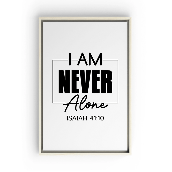 ISAIAH 41:10 Framed Canvas - Shepherds Shelf