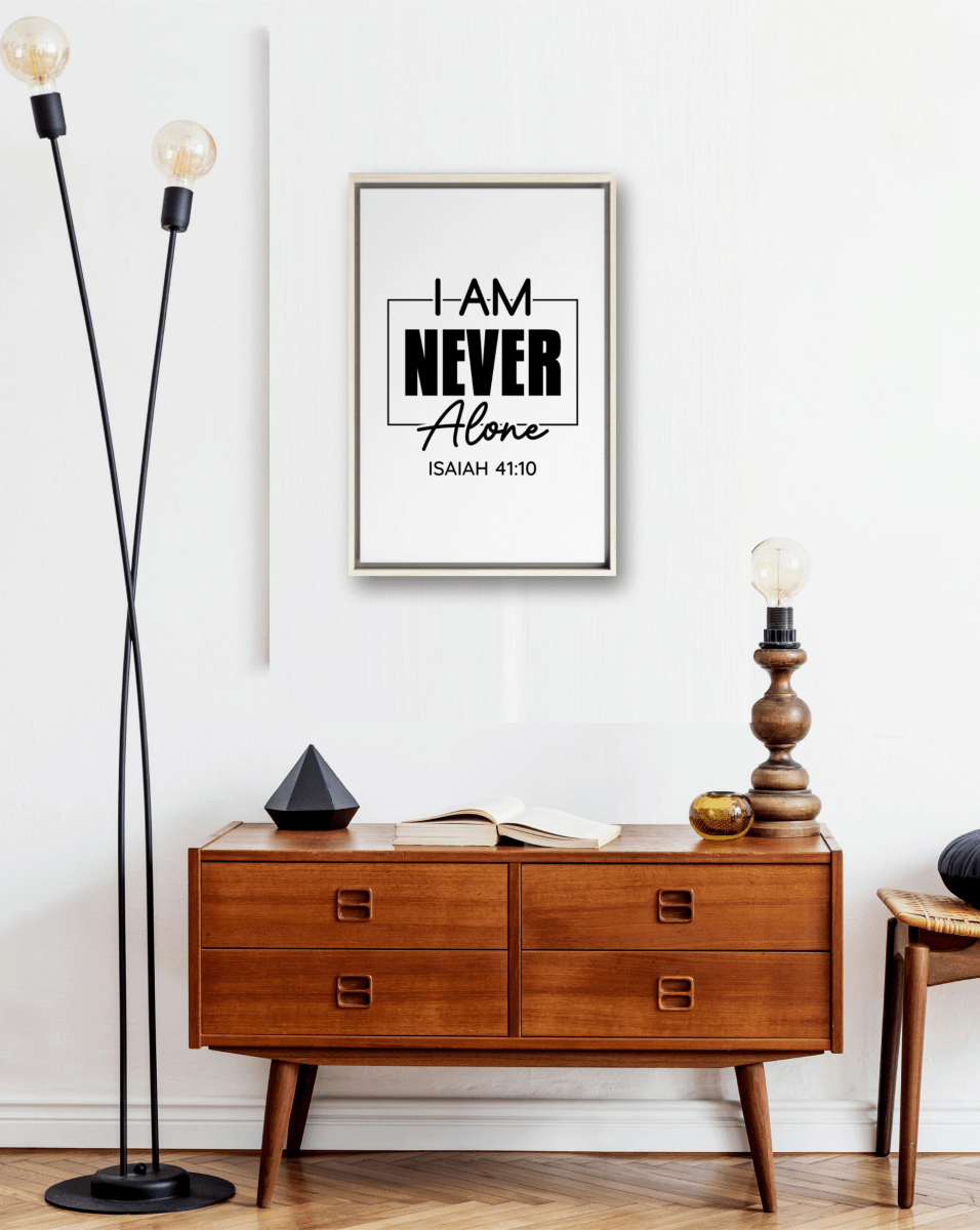 ISAIAH 41:10 Framed Canvas - Shepherds Shelf