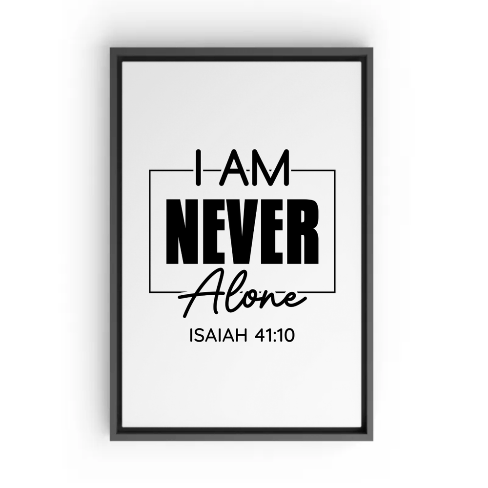 ISAIAH 41:10 Framed Canvas - Shepherds Shelf