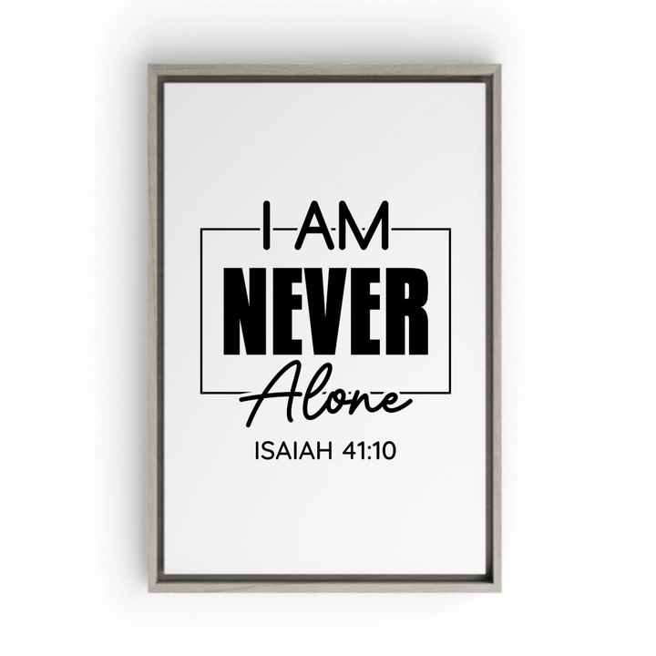 ISAIAH 41:10 Framed Canvas - Shepherds Shelf