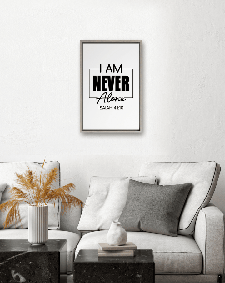 ISAIAH 41:10 Framed Canvas - Shepherds Shelf