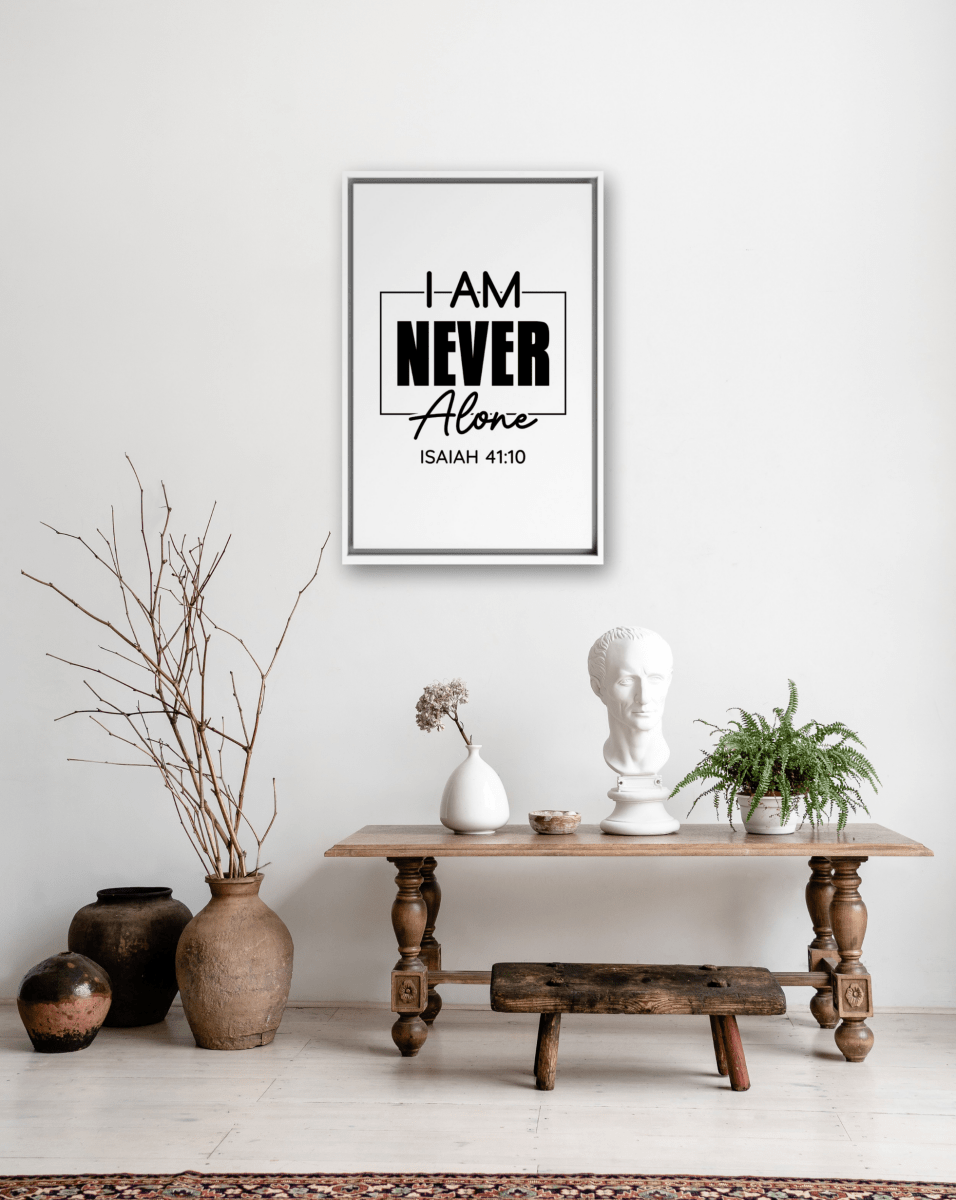 ISAIAH 41:10 Framed Canvas - Shepherds Shelf
