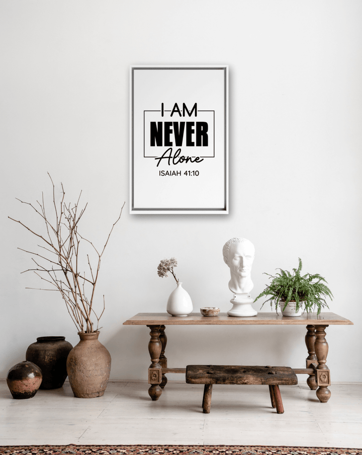 ISAIAH 41:10 Framed Canvas - Shepherds Shelf
