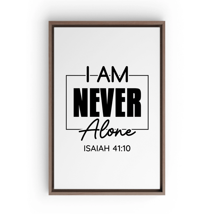 ISAIAH 41:10 Framed Canvas - Shepherds Shelf