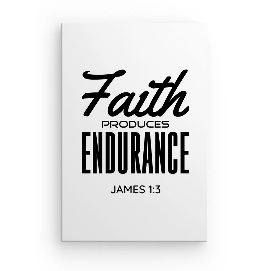 JAMES 1:3 Canvas - Shepherds Shelf