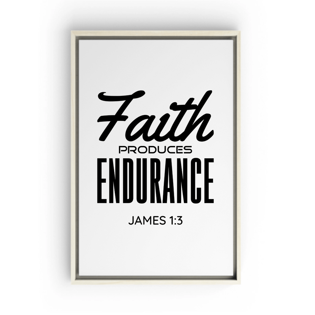 JAMES 1:3 Canvas - Shepherds Shelf