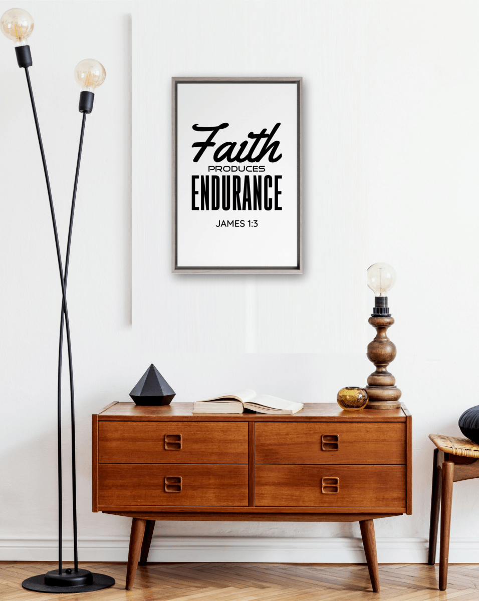 JAMES 1:3 Canvas - Shepherds Shelf