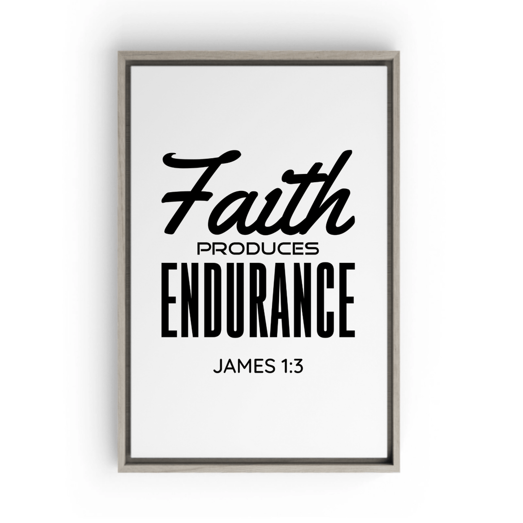 JAMES 1:3 Canvas - Shepherds Shelf