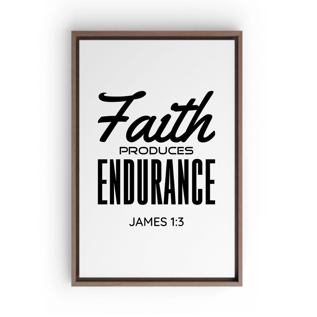 JAMES 1:3 Canvas - Shepherds Shelf
