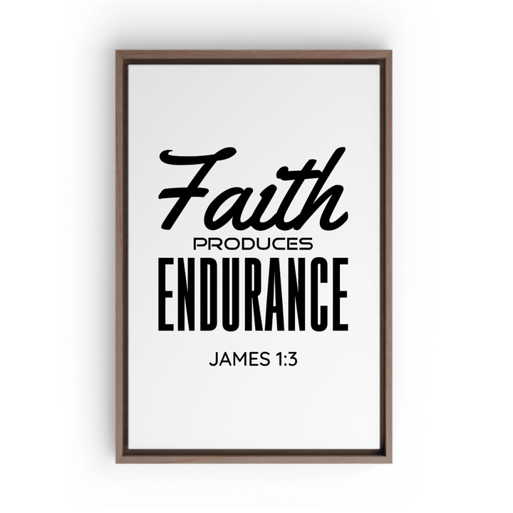 JAMES 1:3 Canvas - Shepherds Shelf