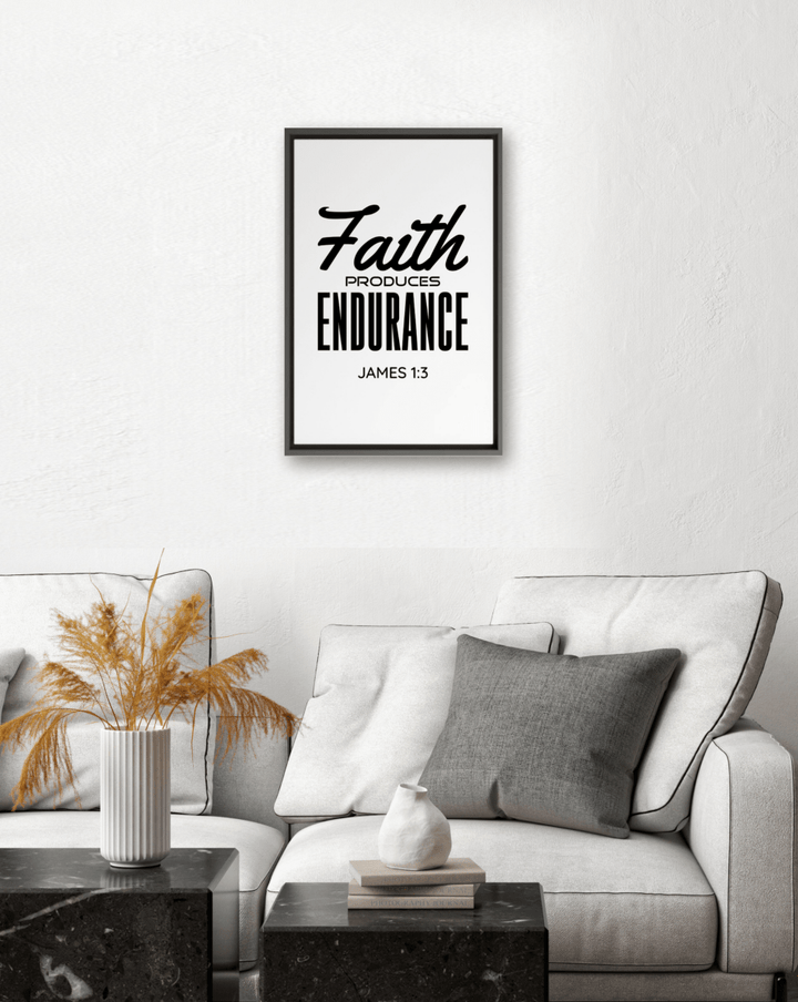 JAMES 1:3 Canvas - Shepherds Shelf