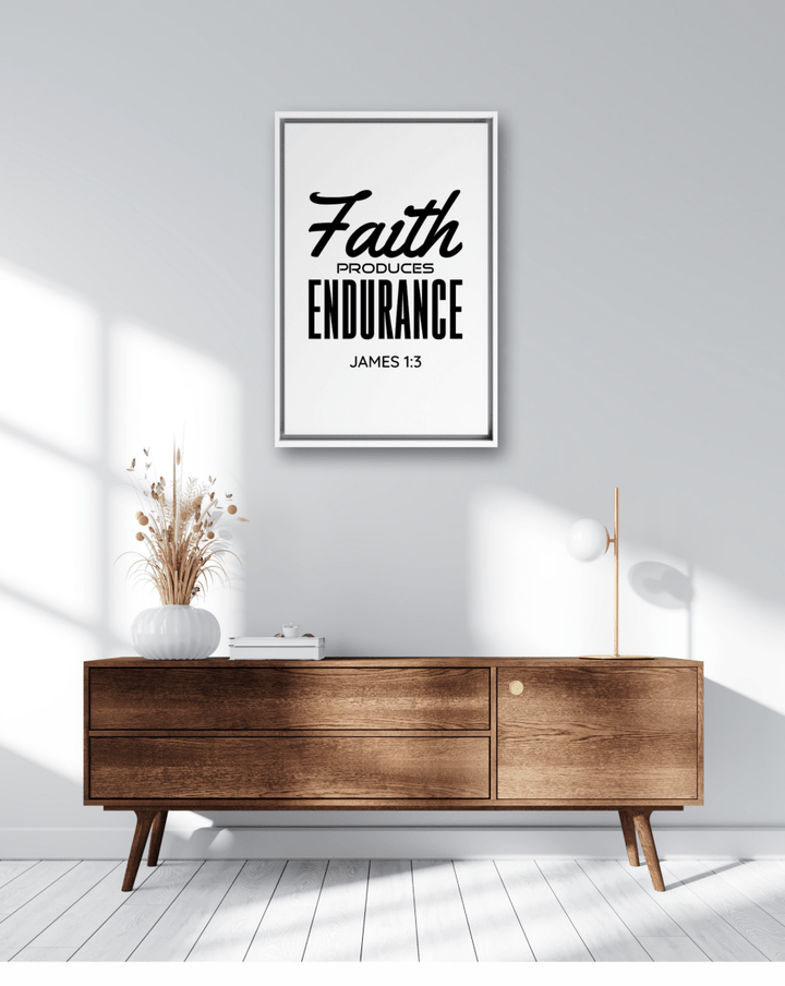 JAMES 1:3 Canvas - Shepherds Shelf
