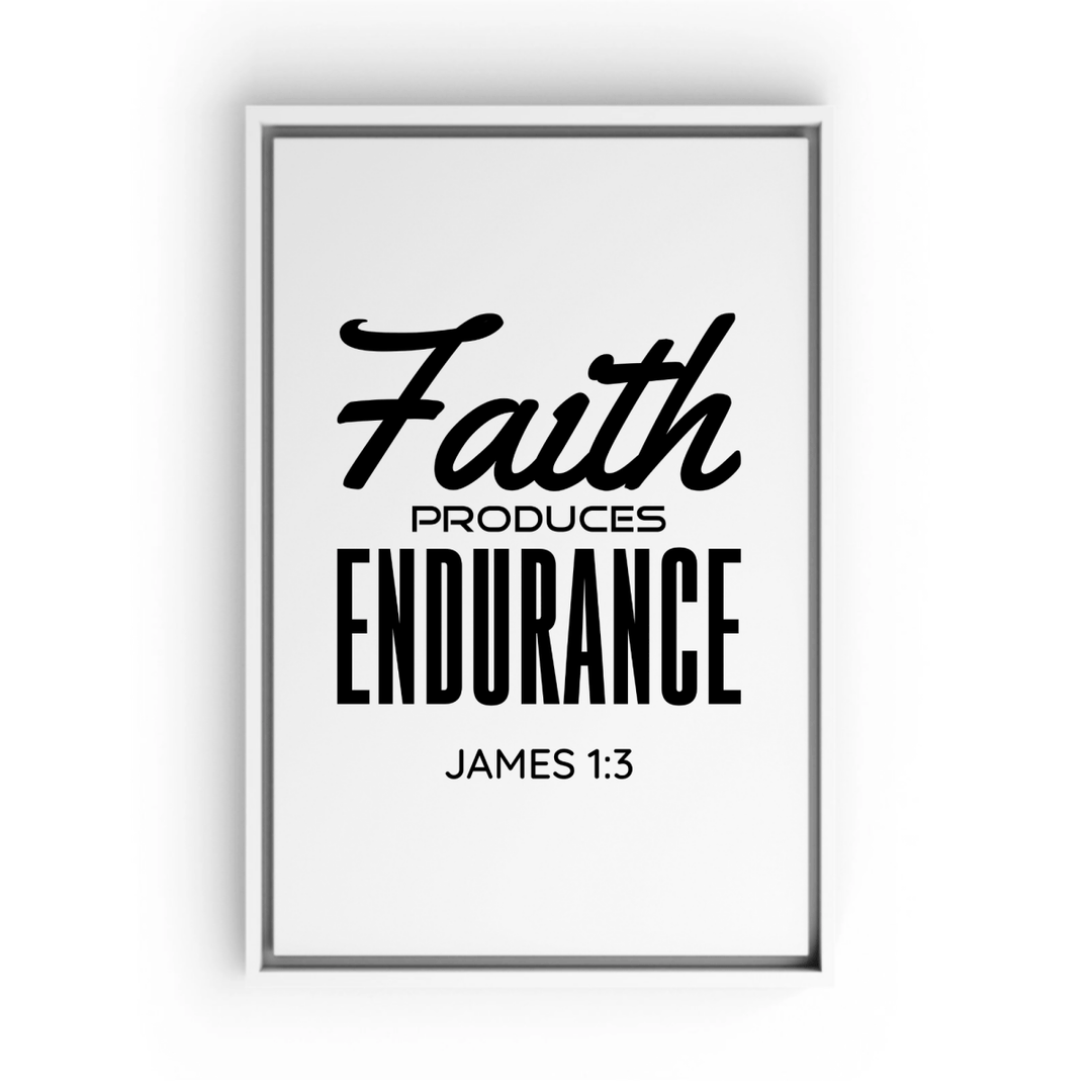 JAMES 1:3 Canvas - Shepherds Shelf