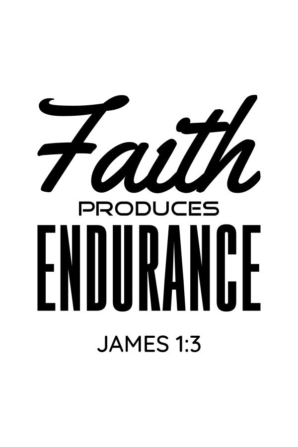 James 1:3 Scripture Poster - Shepherds Shelf