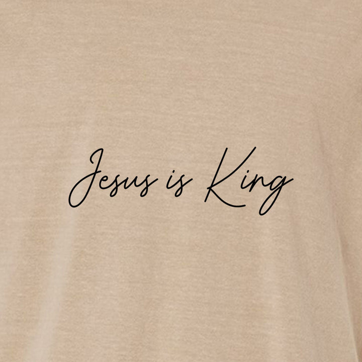 Jesus is King 1 Unisex Garment - Dyed Tee - Shepherds Shelf