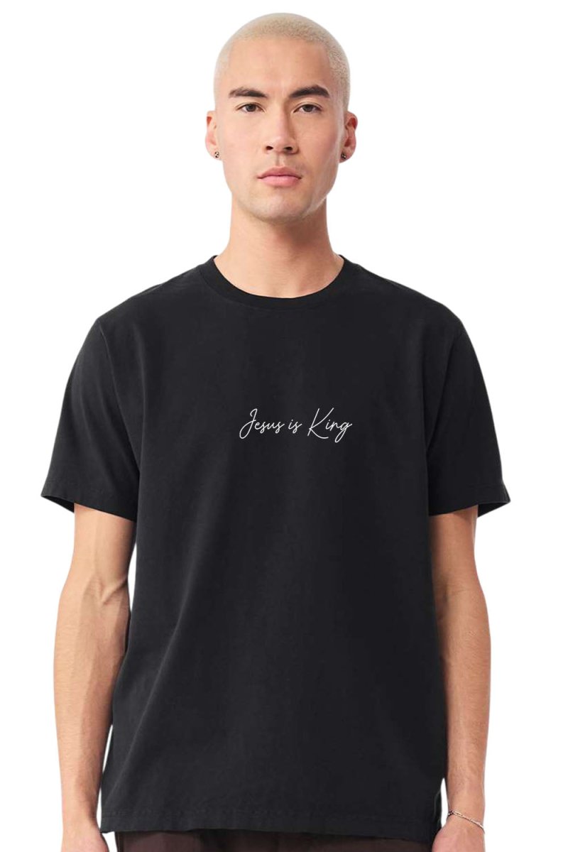 Jesus is King 1 Unisex Garment - Dyed Tee - Shepherds Shelf