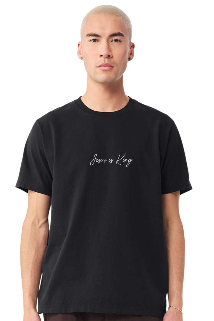 Jesus is King 1 Unisex Garment - Dyed Tee - Shepherds Shelf