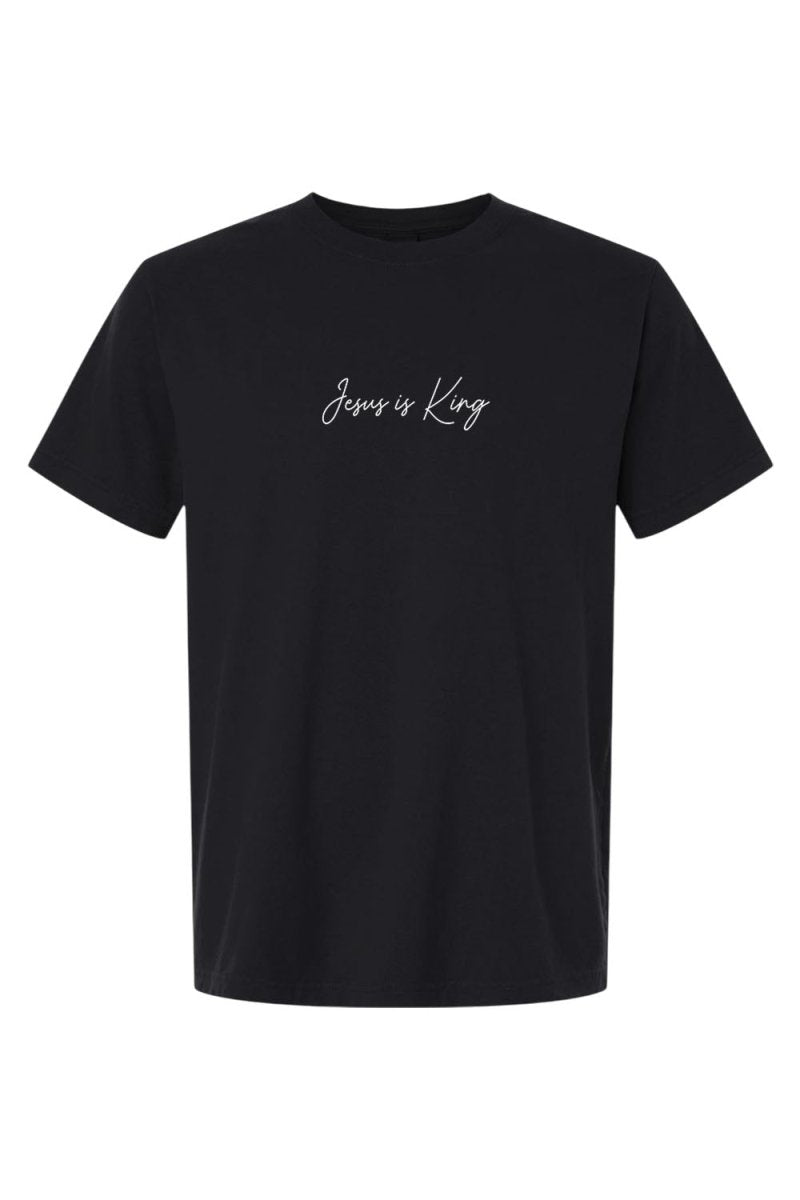 Jesus is King 1 Unisex Garment - Dyed Tee - Shepherds Shelf