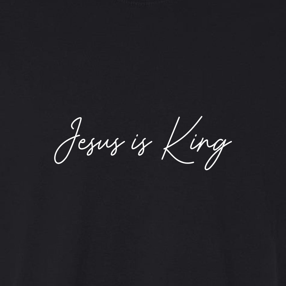 Jesus is King 1 Unisex Garment - Dyed Tee - Shepherds Shelf