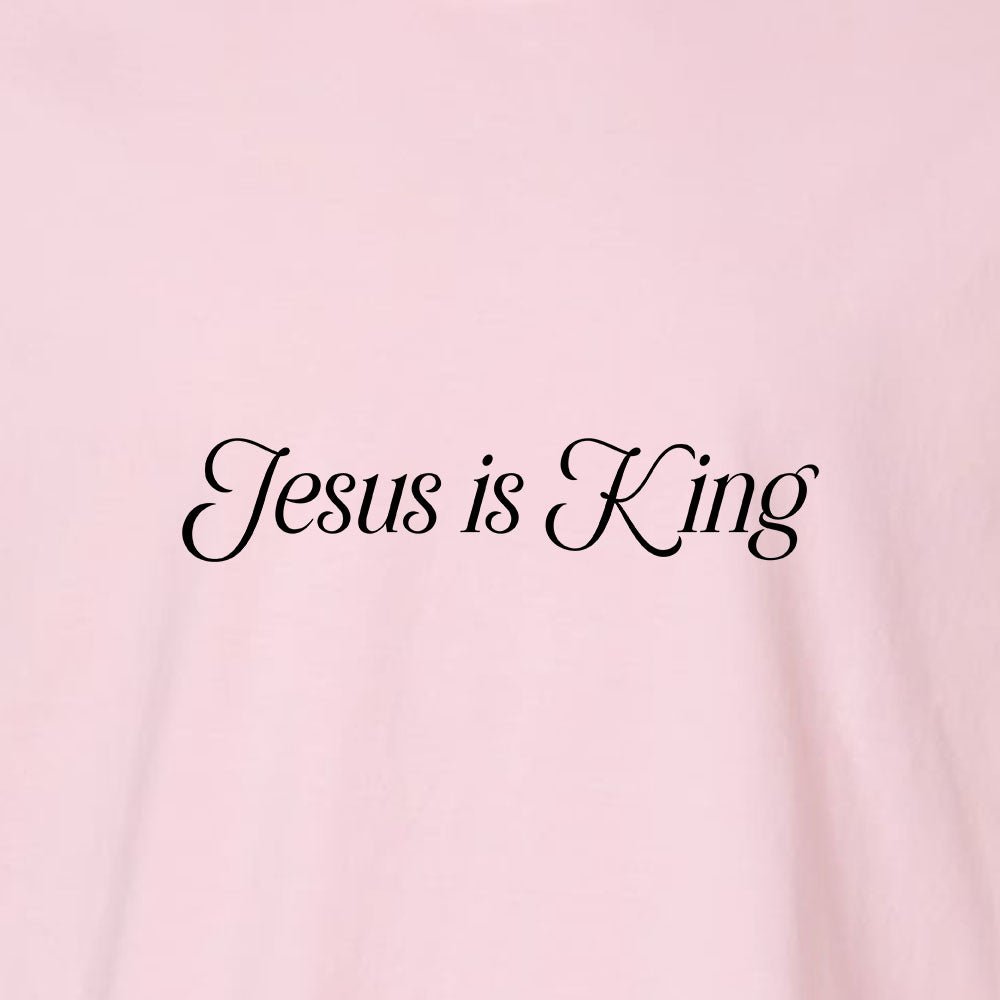Jesus is King 2 Unisex Garment - Dyed Tee - Shepherds Shelf