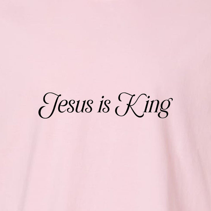 Jesus is King 2 Unisex Garment - Dyed Tee - Shepherds Shelf