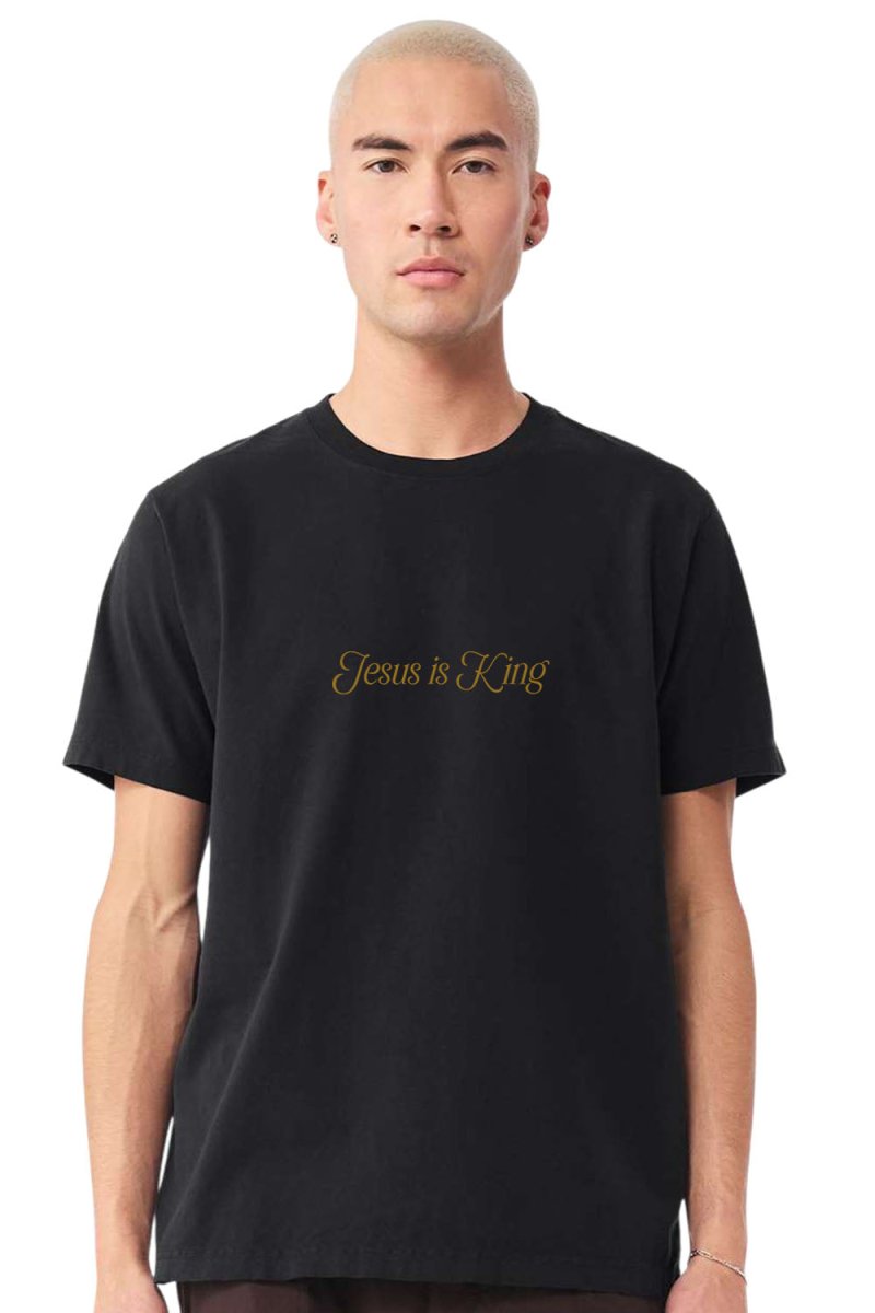 Jesus is King Unisex Garment - Dyed Tee - Shepherds Shelf