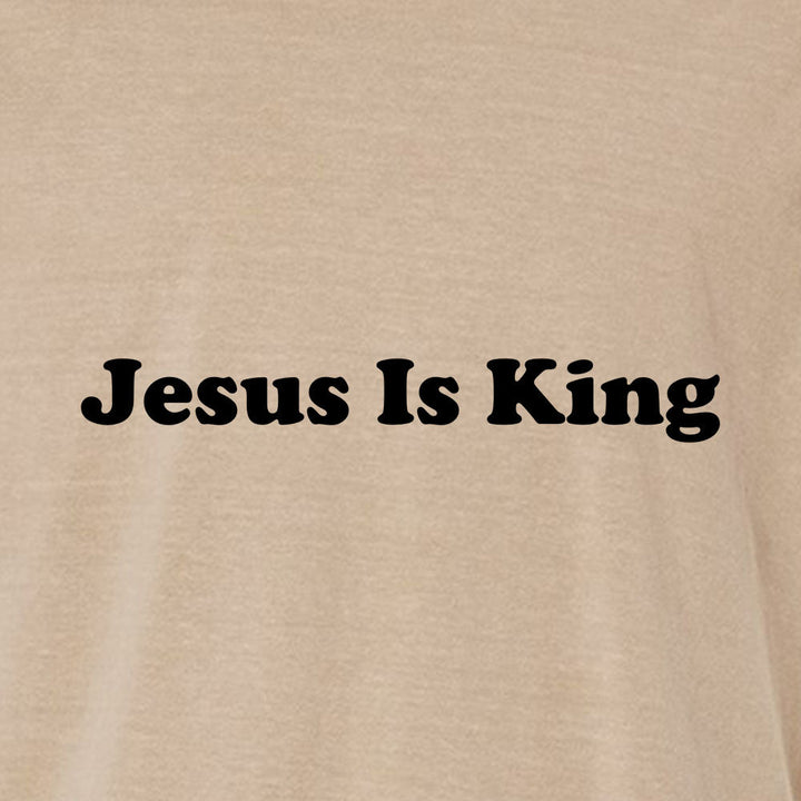 Jesus Is King Unisex Garment - Dyed Tee - Shepherds Shelf