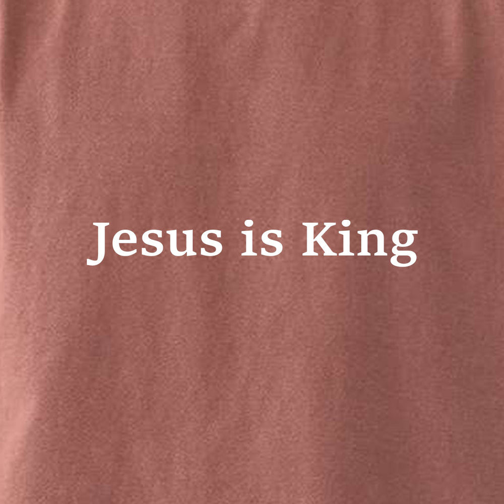 Jesus is King Unisex Garment - Dyed Tee - Shepherds Shelf
