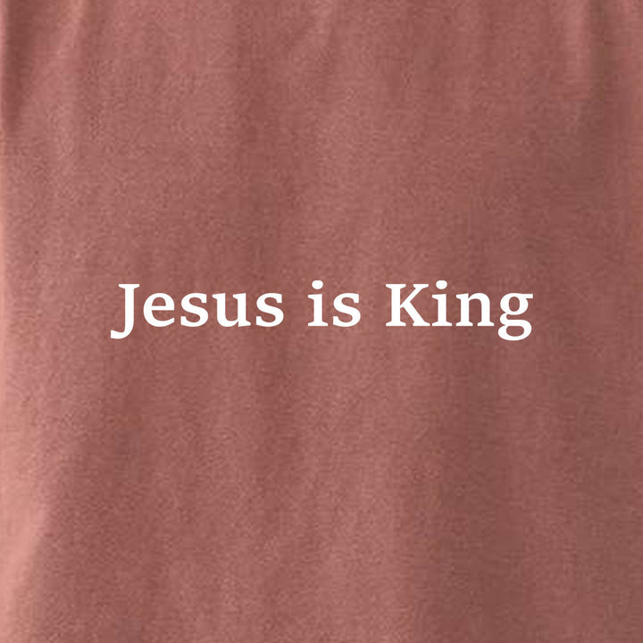 Jesus is King Unisex Garment - Dyed Tee - Shepherds Shelf