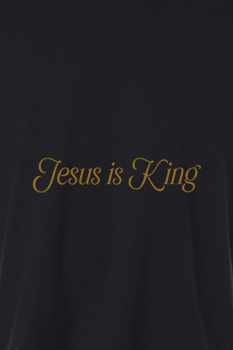 Jesus is King Unisex Garment - Dyed Tee - Shepherds Shelf
