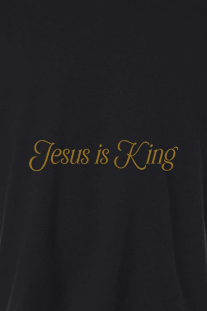 Jesus is King Unisex Garment - Dyed Tee - Shepherds Shelf