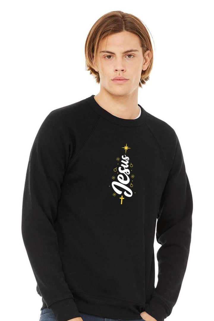 Jesus Unisex Sponge Fleece Raglan Crewneck Sweatshirt - Shepherds Shelf