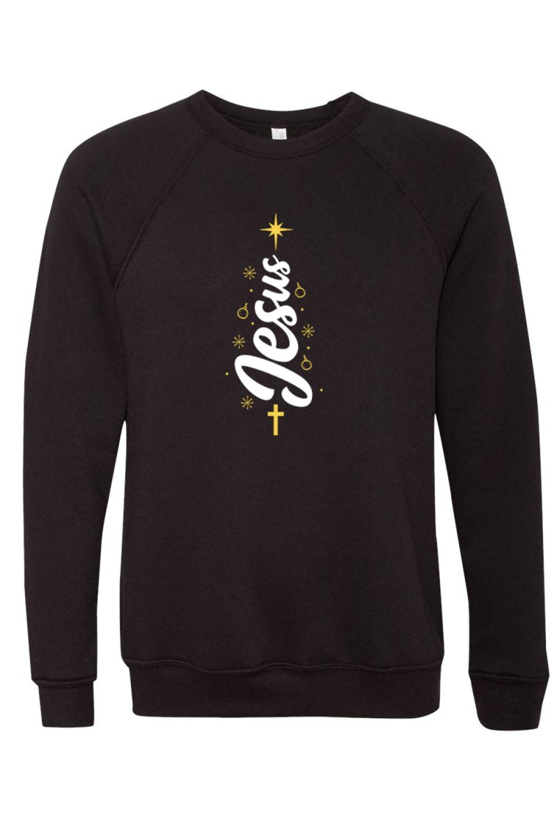 Jesus Unisex Sponge Fleece Raglan Crewneck Sweatshirt - Shepherds Shelf