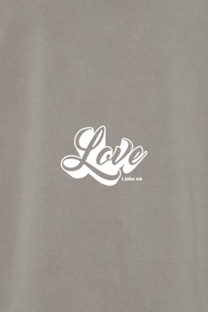 LOVE Unisex Pigment - Dyed Hoodie Sweatshirt - Shepherds Shelf