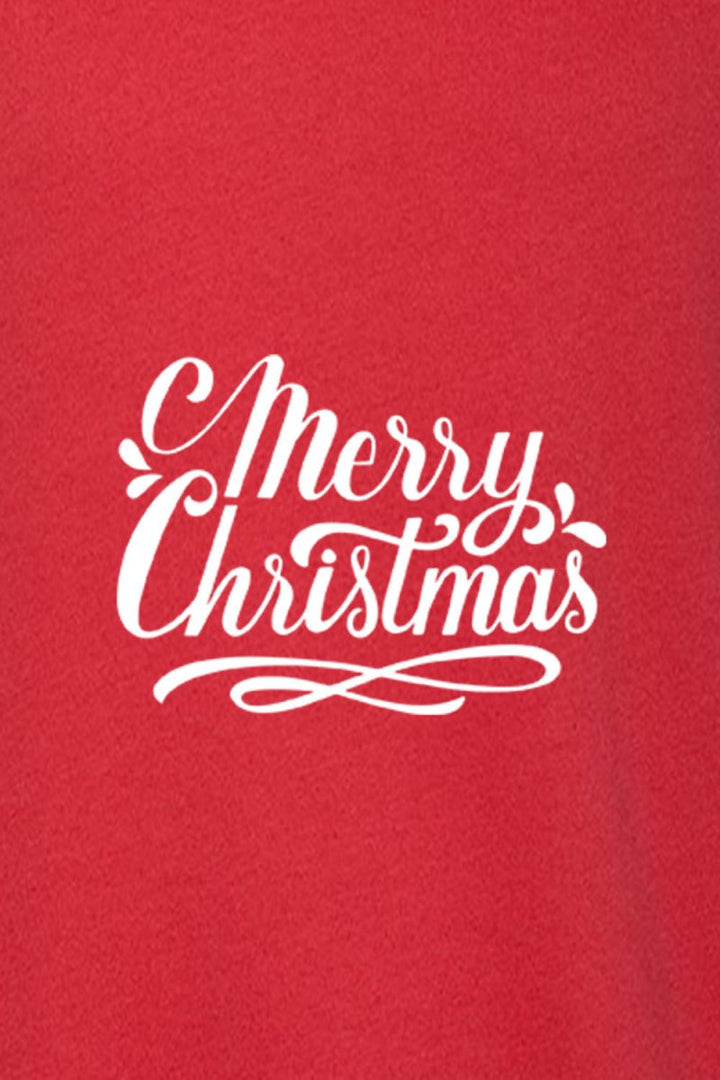 Merry Christmas 1 Unisex Sponge Fleece Raglan Crewneck Sweatshirt - Shepherds Shelf