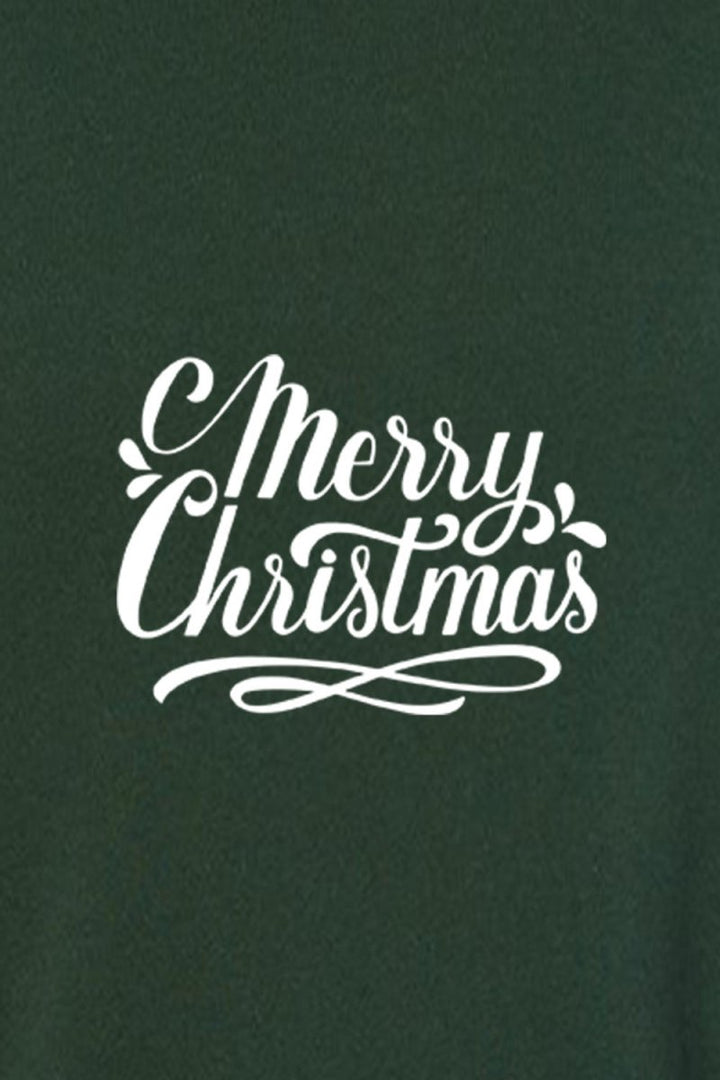 Merry Christmas 1 Unisex Sponge Fleece Raglan Crewneck Sweatshirt - Shepherds Shelf