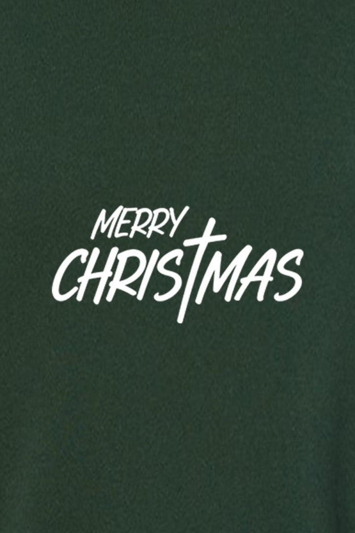 Merry Christmas 2 Unisex Sponge Fleece Raglan Crewneck Sweatshirt - Shepherds Shelf