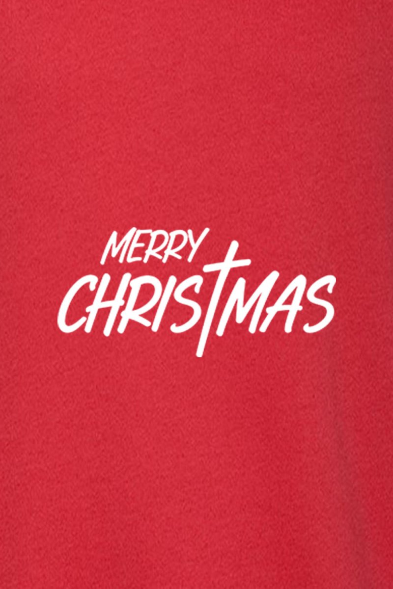 Merry Christmas 2 Unisex Sponge Fleece Raglan Crewneck Sweatshirt - Shepherds Shelf