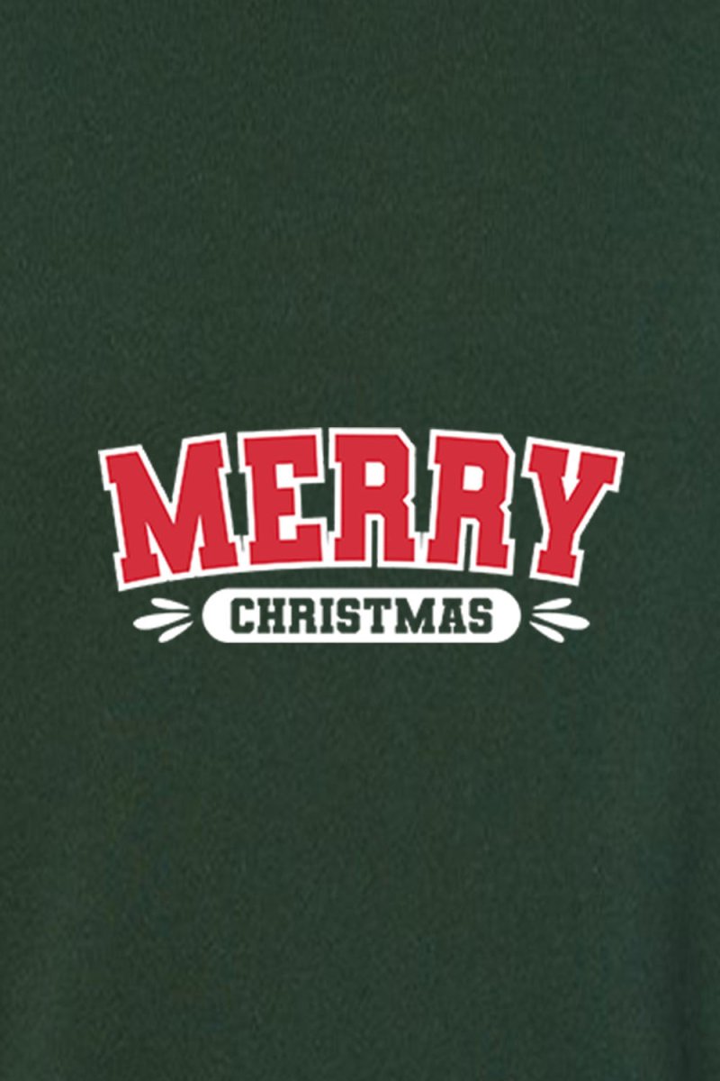 Merry Christmas 3 Unisex Sponge Fleece Raglan Crewneck Sweatshirt - Shepherds Shelf